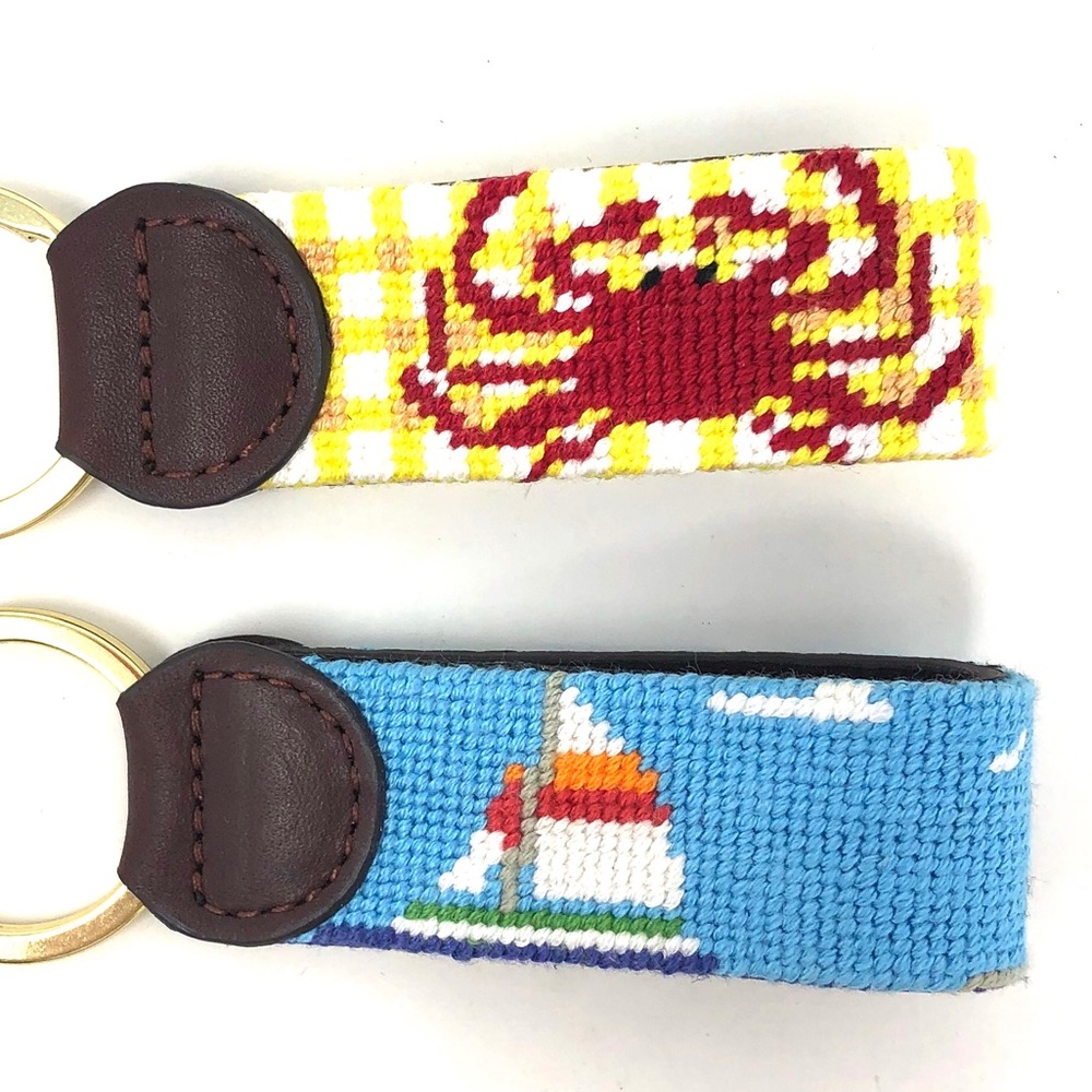 Needlepoint Key Fobs